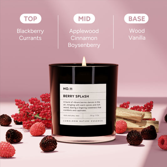 Berry Splash Scented Candles for Home