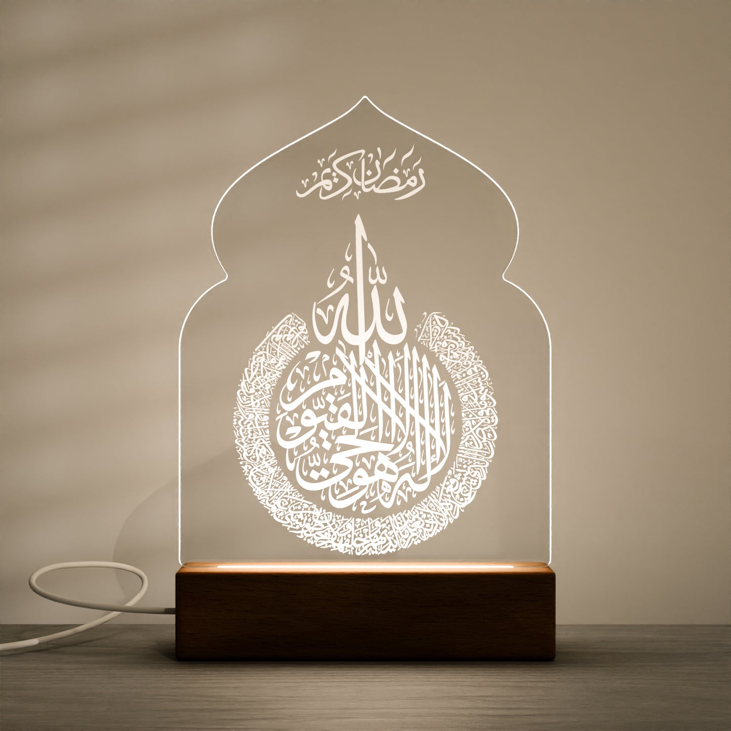 Acrylic LED Night Light – Colorful Night Light for Room & Festival