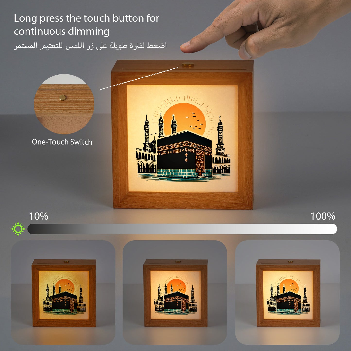 Frame Night Light - Replaceable Photo DIY Night Light Gift