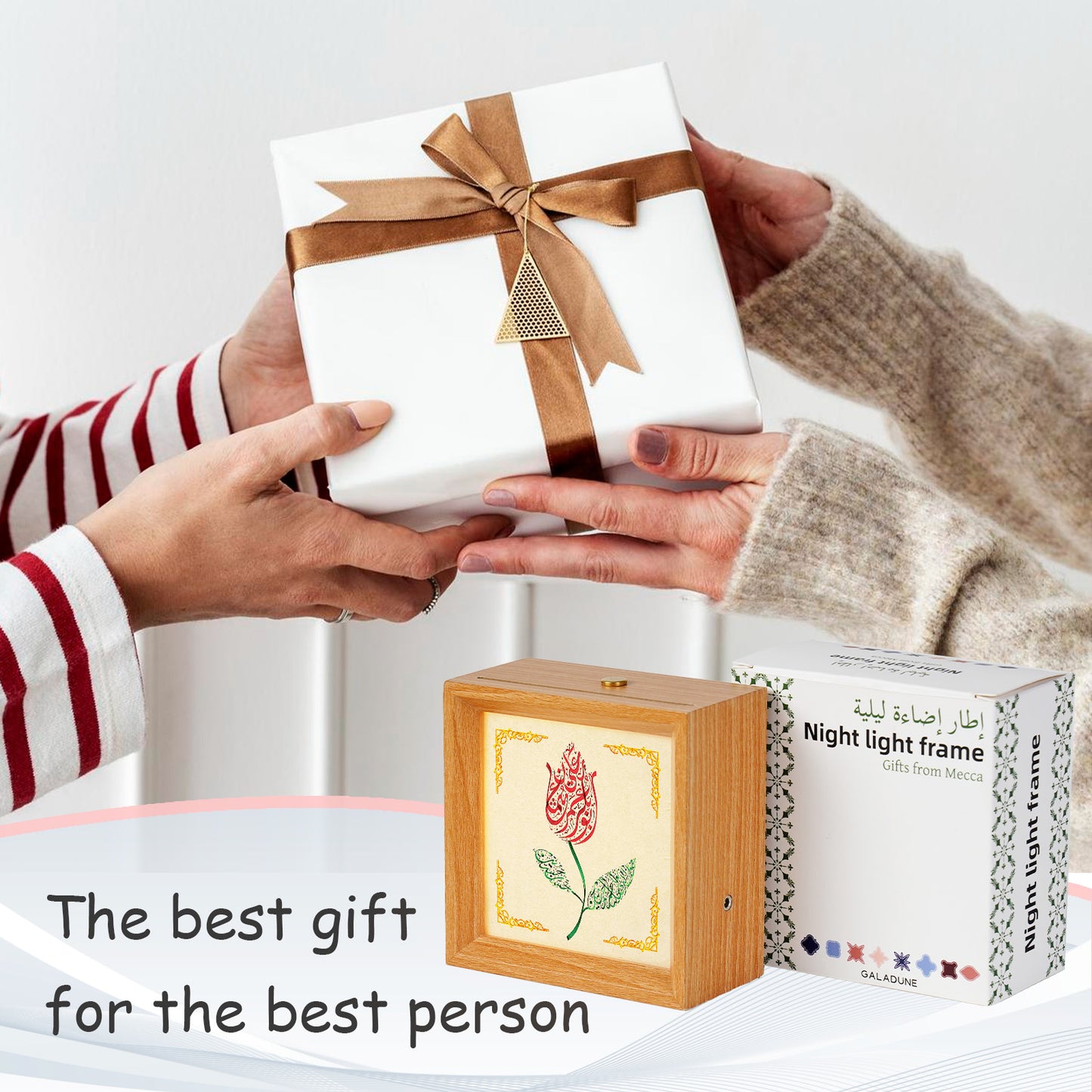 Frame Night Light - Replaceable Photo DIY Night Light Gift