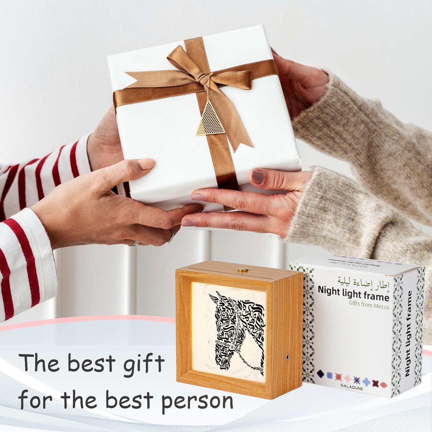 Frame Night Light - Replaceable Photo DIY Night Light Gift