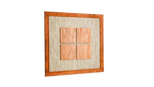 Wooden Relief Carving of Shifting Sand Dunes: A Tribute to Life's Fleeting Traces