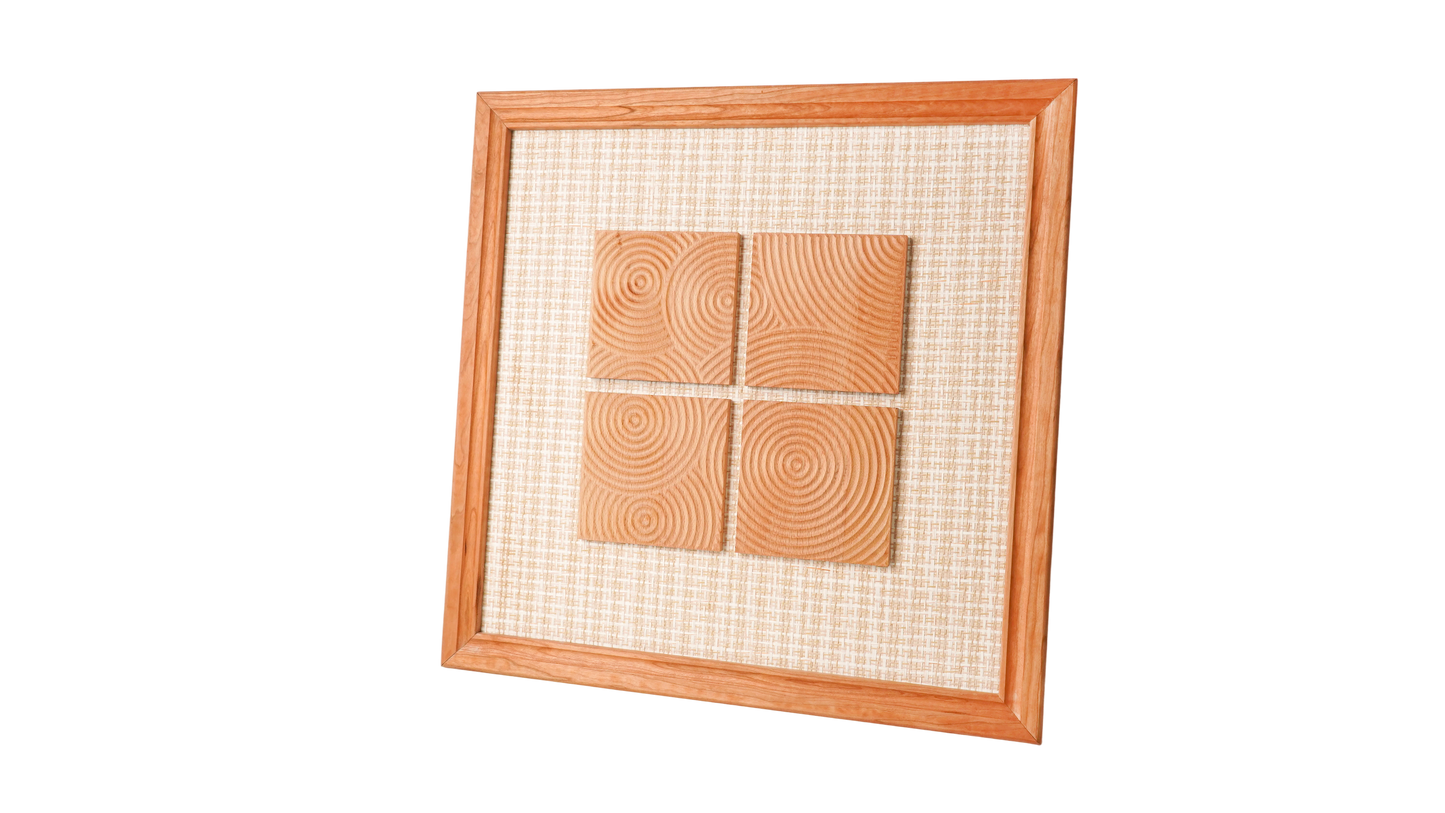 Wooden Relief Carving of the Oasis: A Symbol of Solace and Sanctuary in the Desert