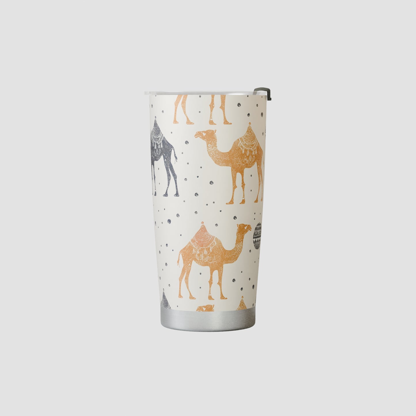 Personalized Stainless Steel Tumbler with Lid & Straw
