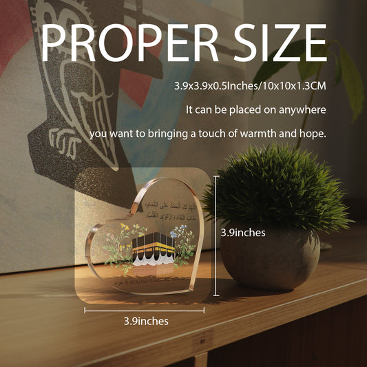 Acrylic Ornament - Heart Shape