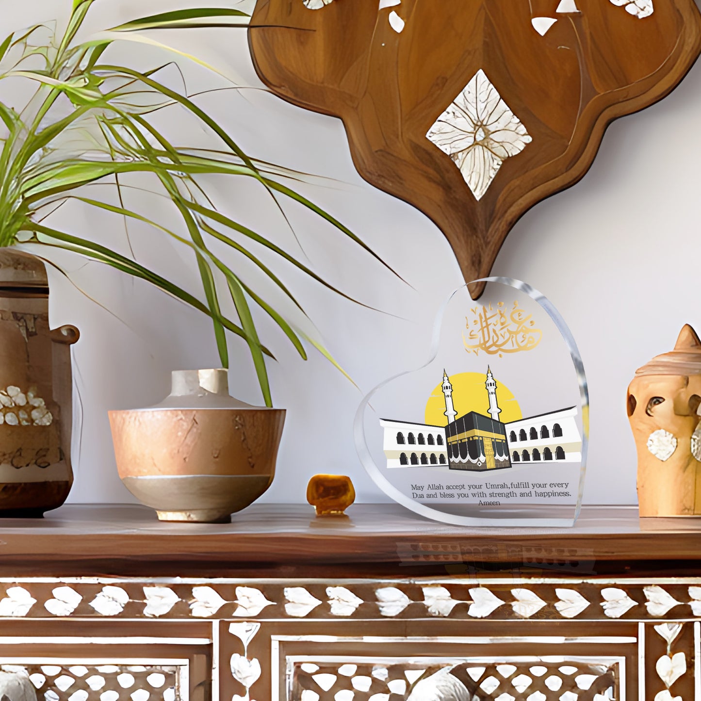 Acrylic Ornament - Heart Shape