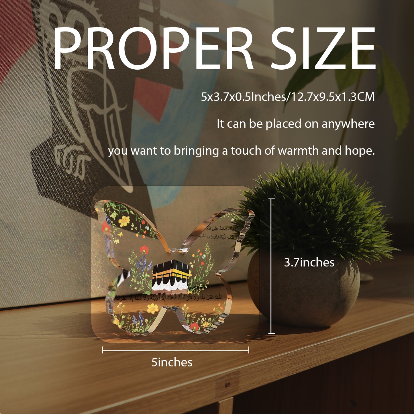 Acrylic Ornament - Butterfly Shape