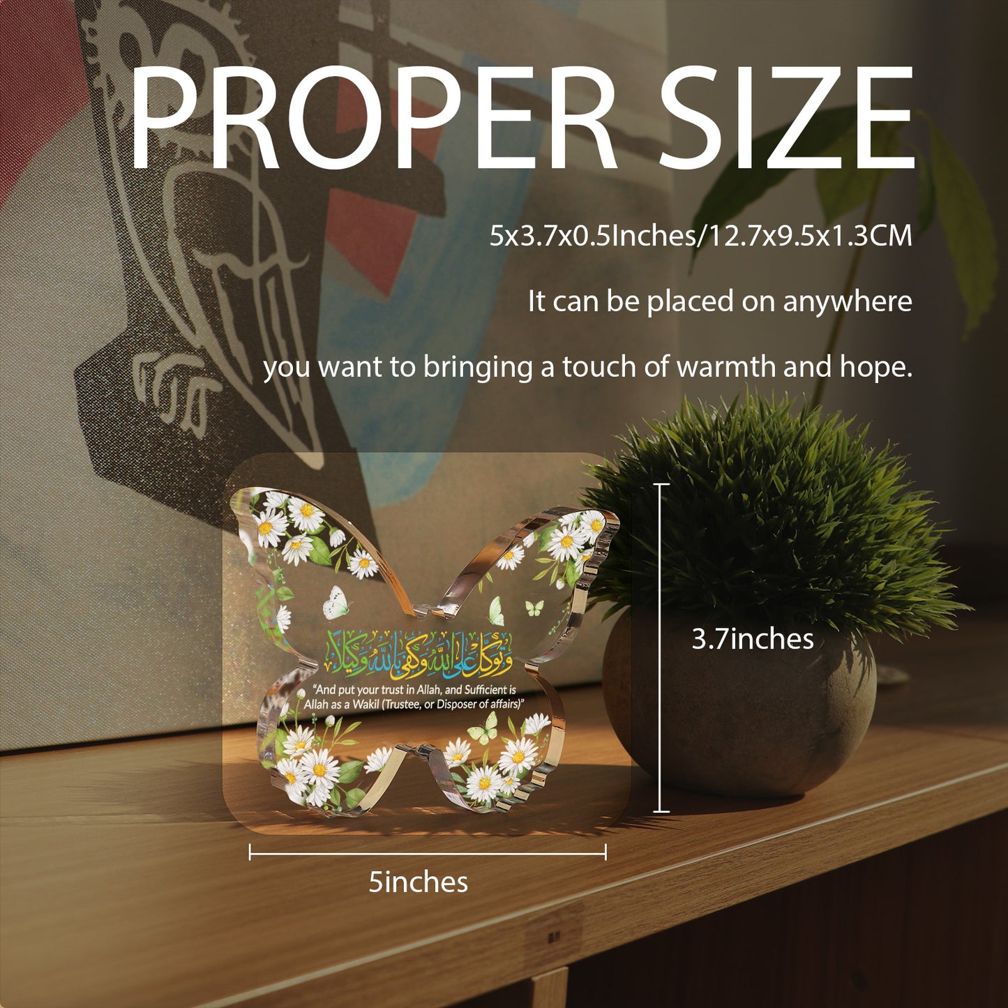 Acrylic Ornament - Butterfly Shape - UV Material