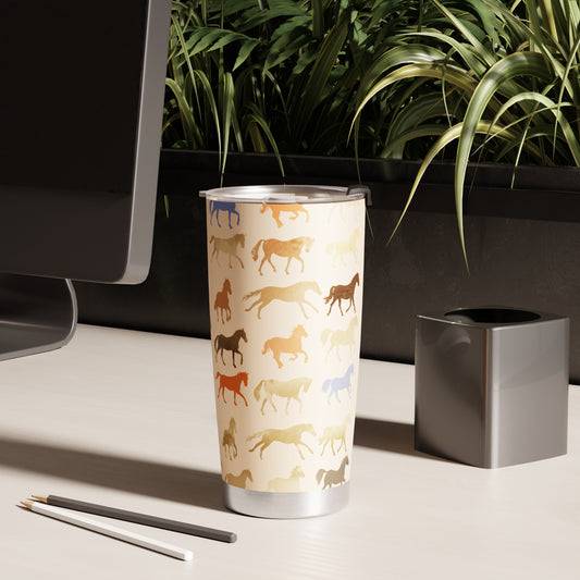 Personalized Stainless Steel Tumbler with Lid & Straw