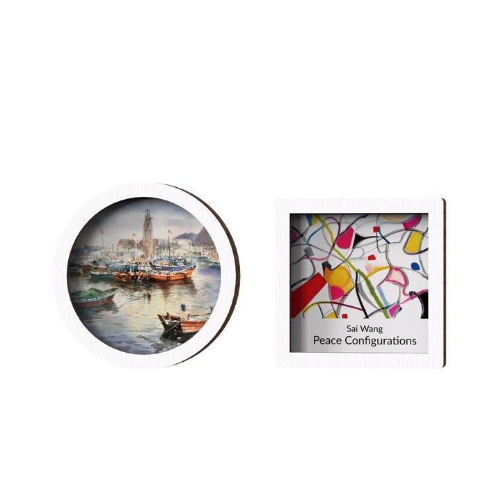 Artist Collaboration Wooden Fridge Magnets