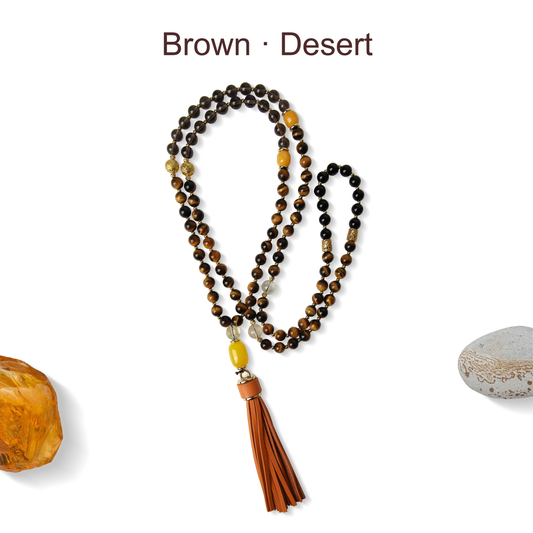 Tasbih-99beads-Chant of Traveler-Brown