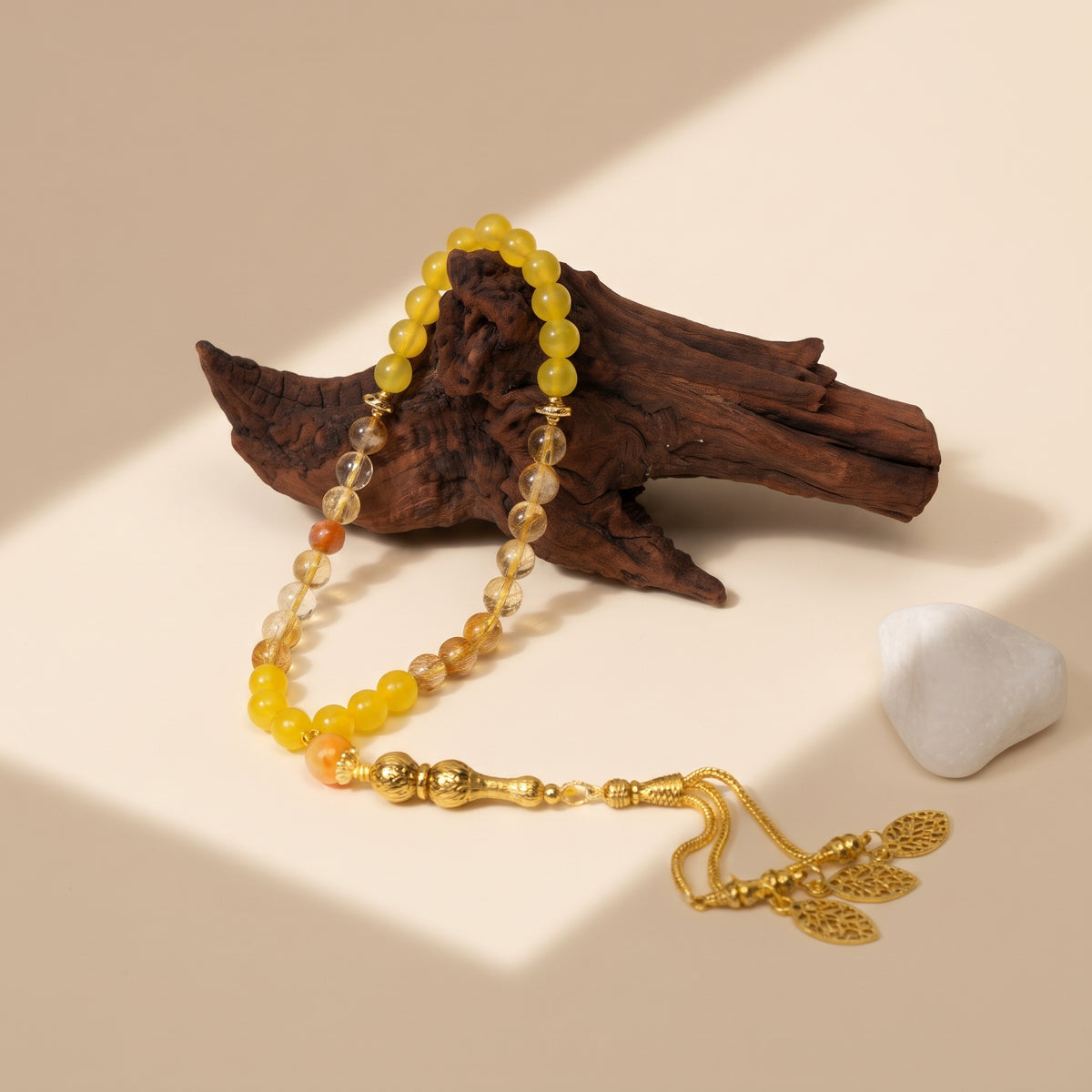 Tasbih-33beads-Yellow