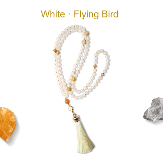 Tasbih-99beads-Chant of Traveler-White