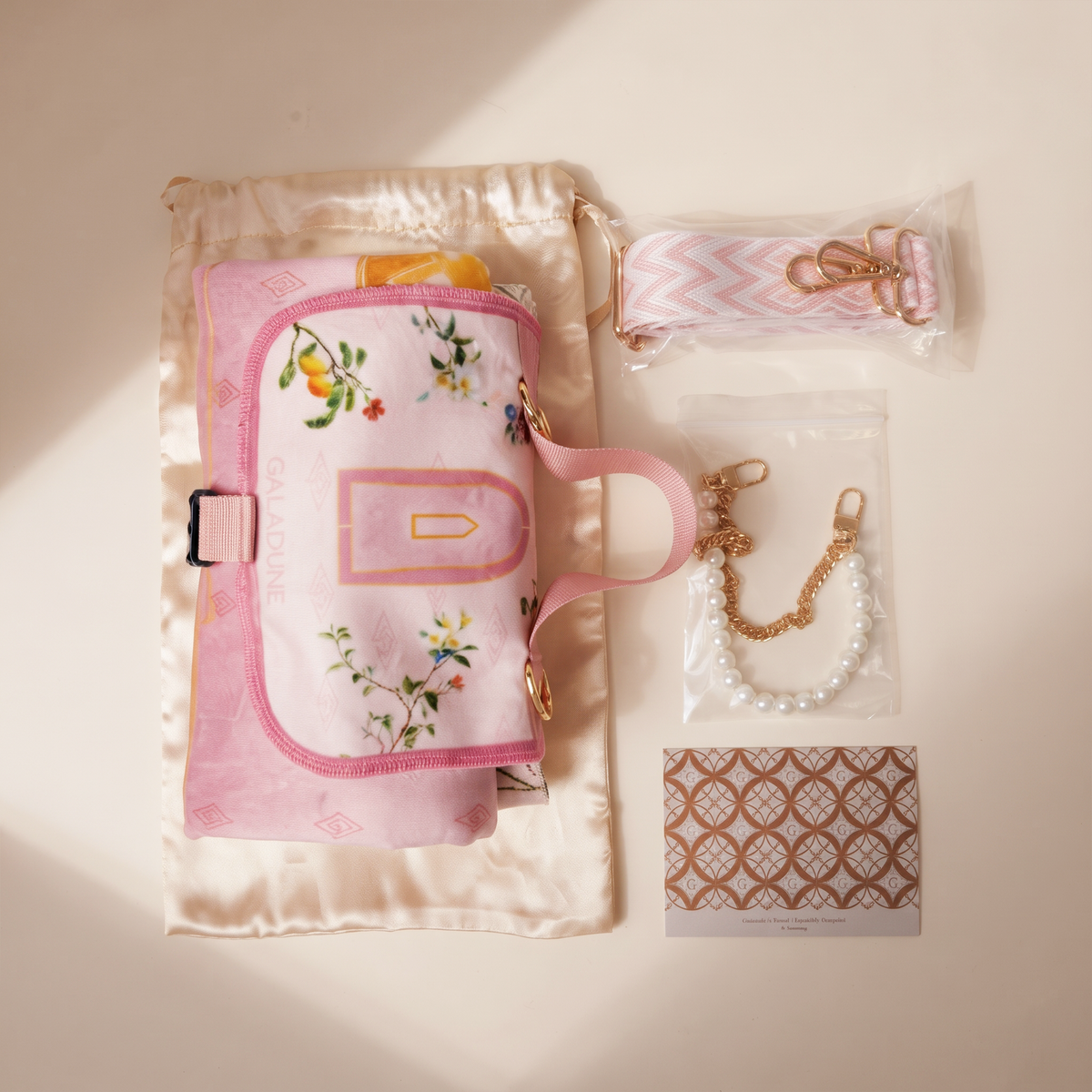 Portable Pray Rug-Pink