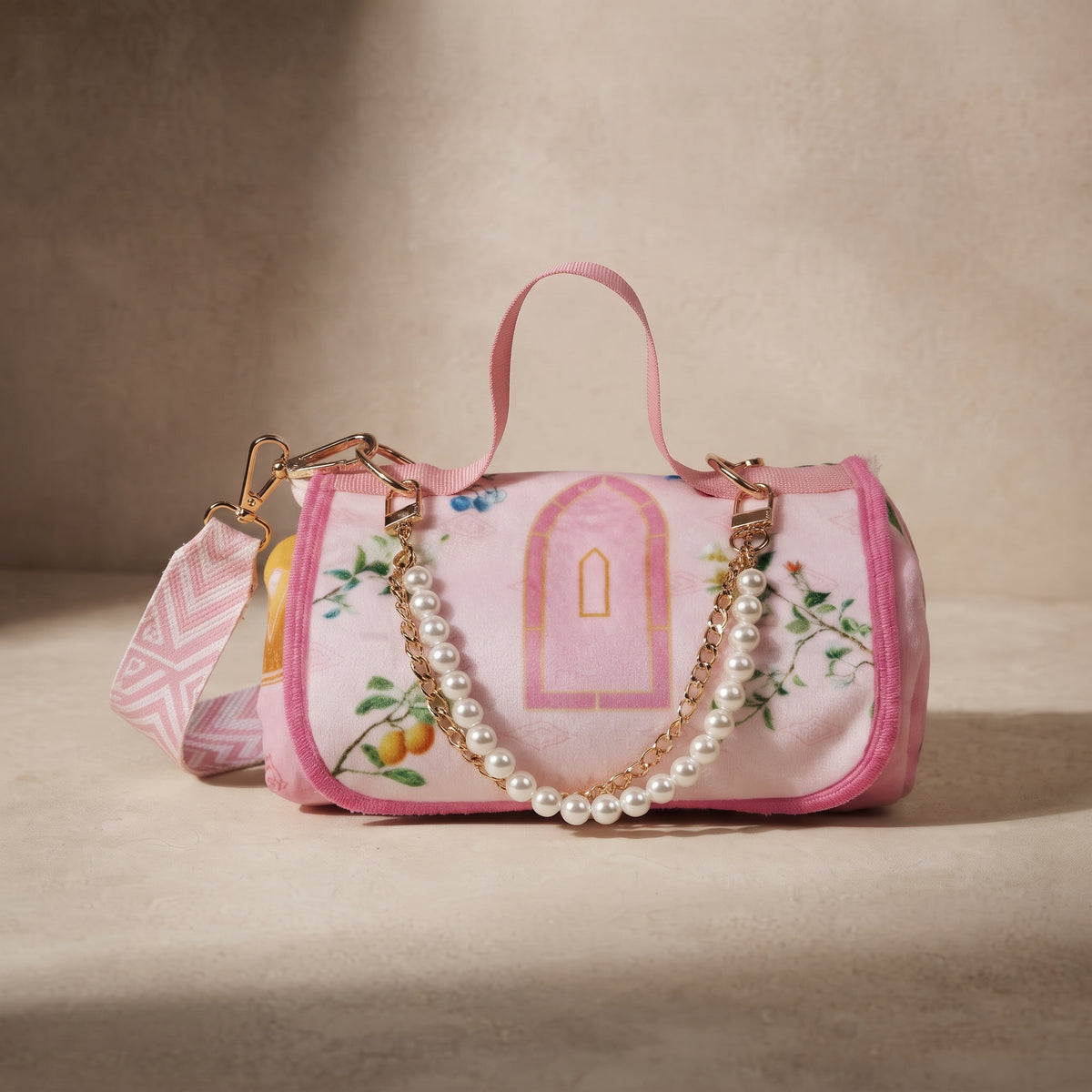 Portable Pray Rug-Pink