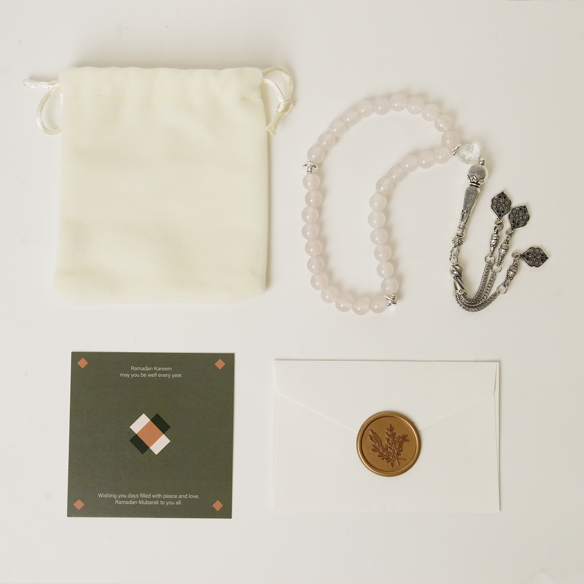 Tasbih-33beads-White