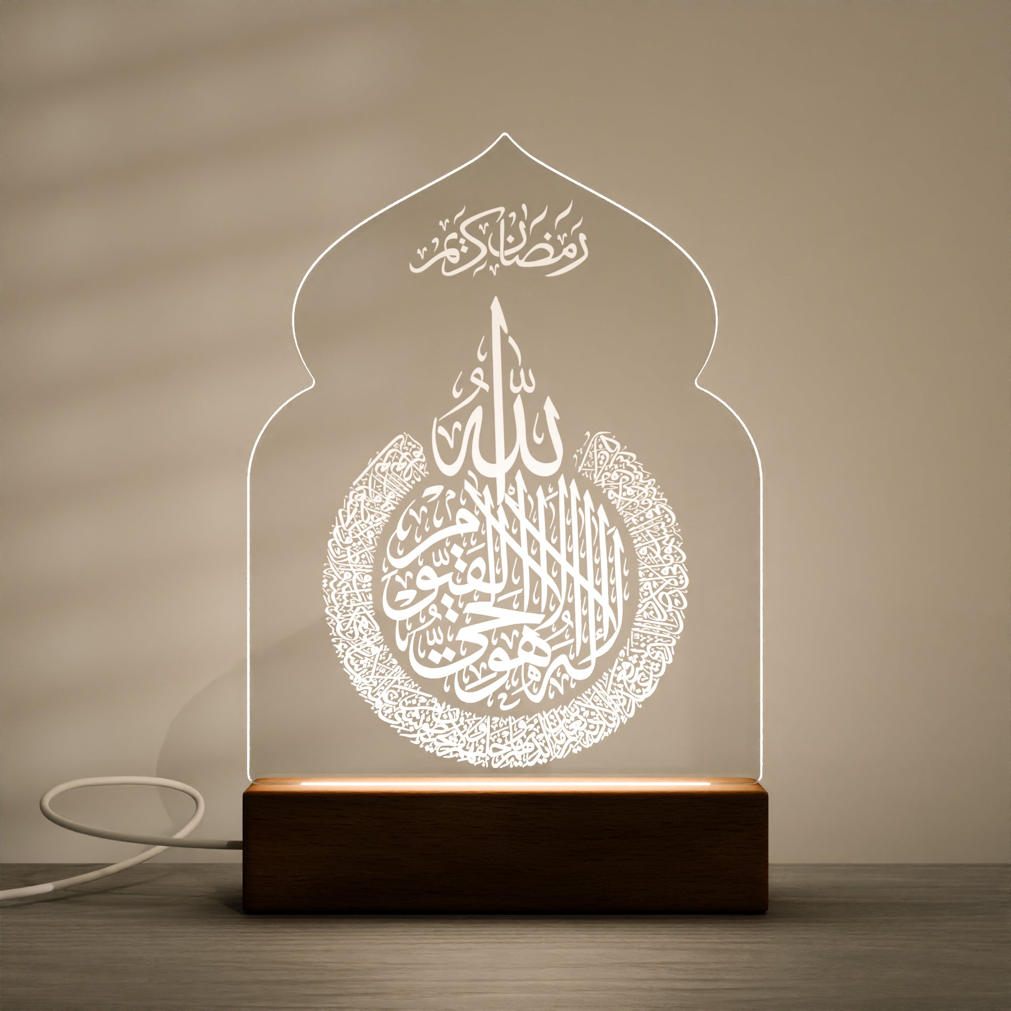 Acrylic LED Night Light – Colorful Night Light for Room & Festival ...