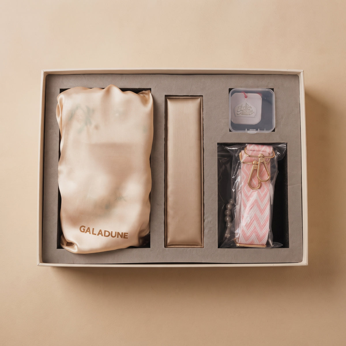 Pray Rug & Tasbih Set-Pink