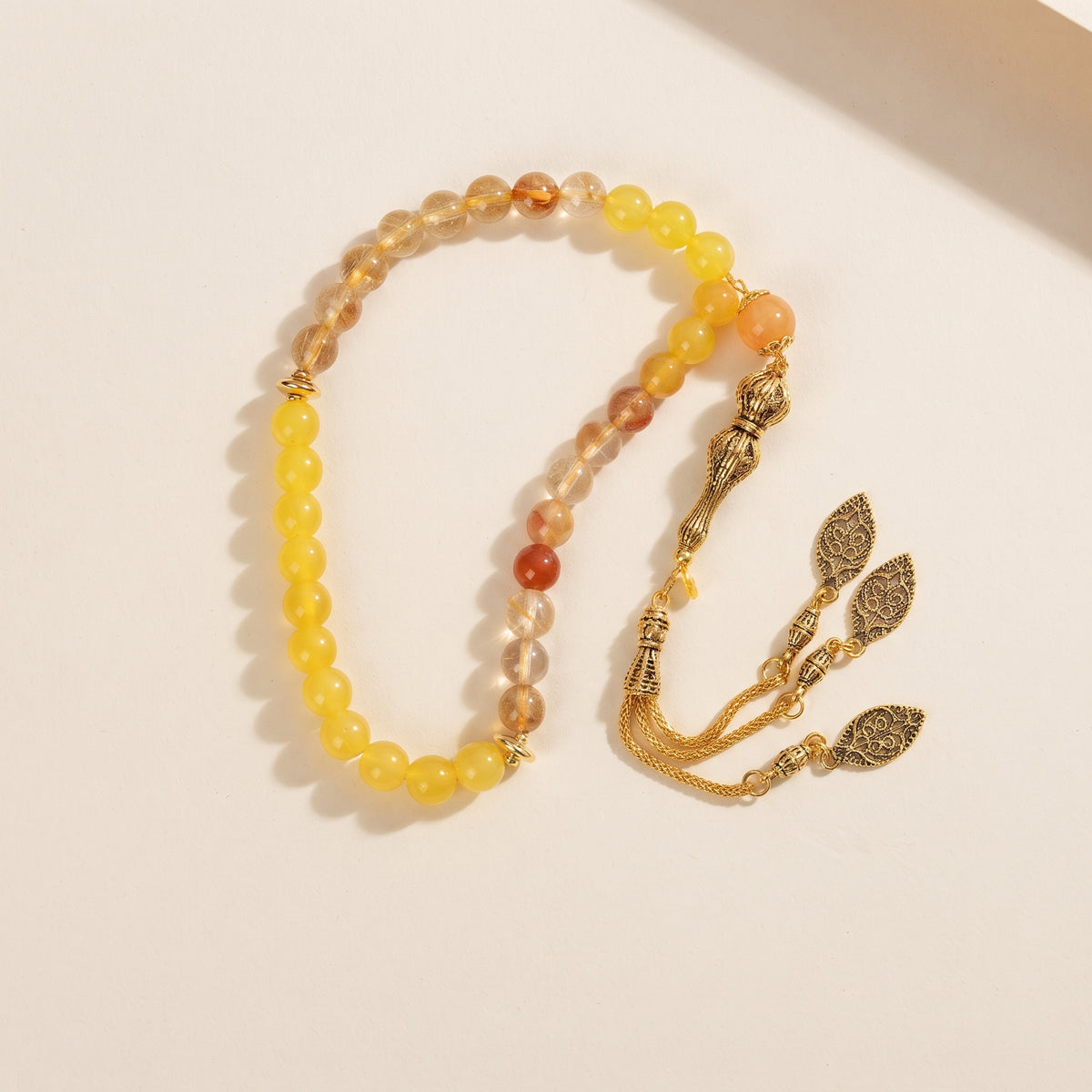 Tasbih-33beads-Yellow