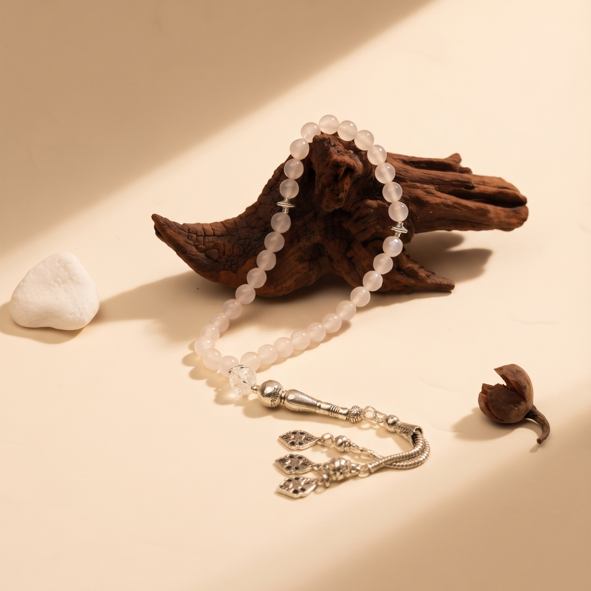 Tasbih-33beads-White
