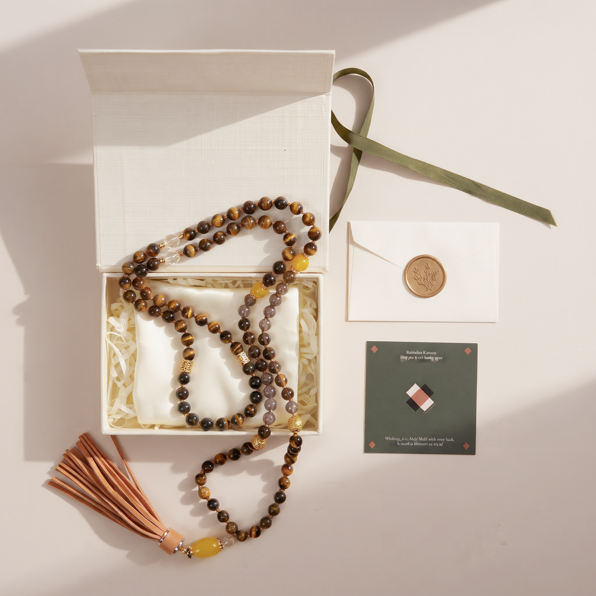Tasbih-99beads-Chant of Traveler-Brown