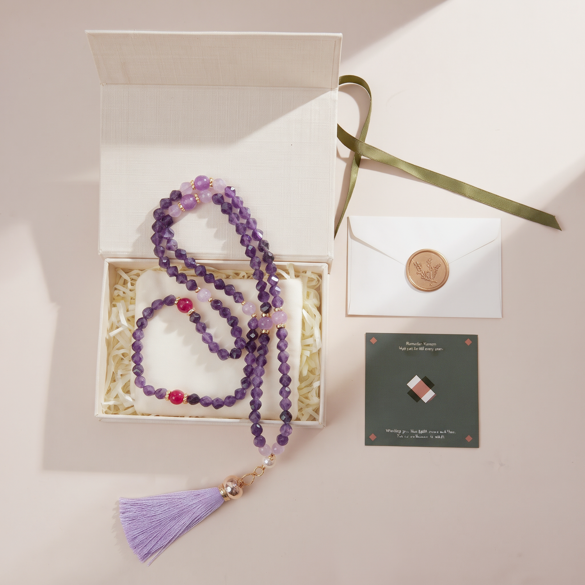 Tasbih-99beads-Chant of Traveler-Purple