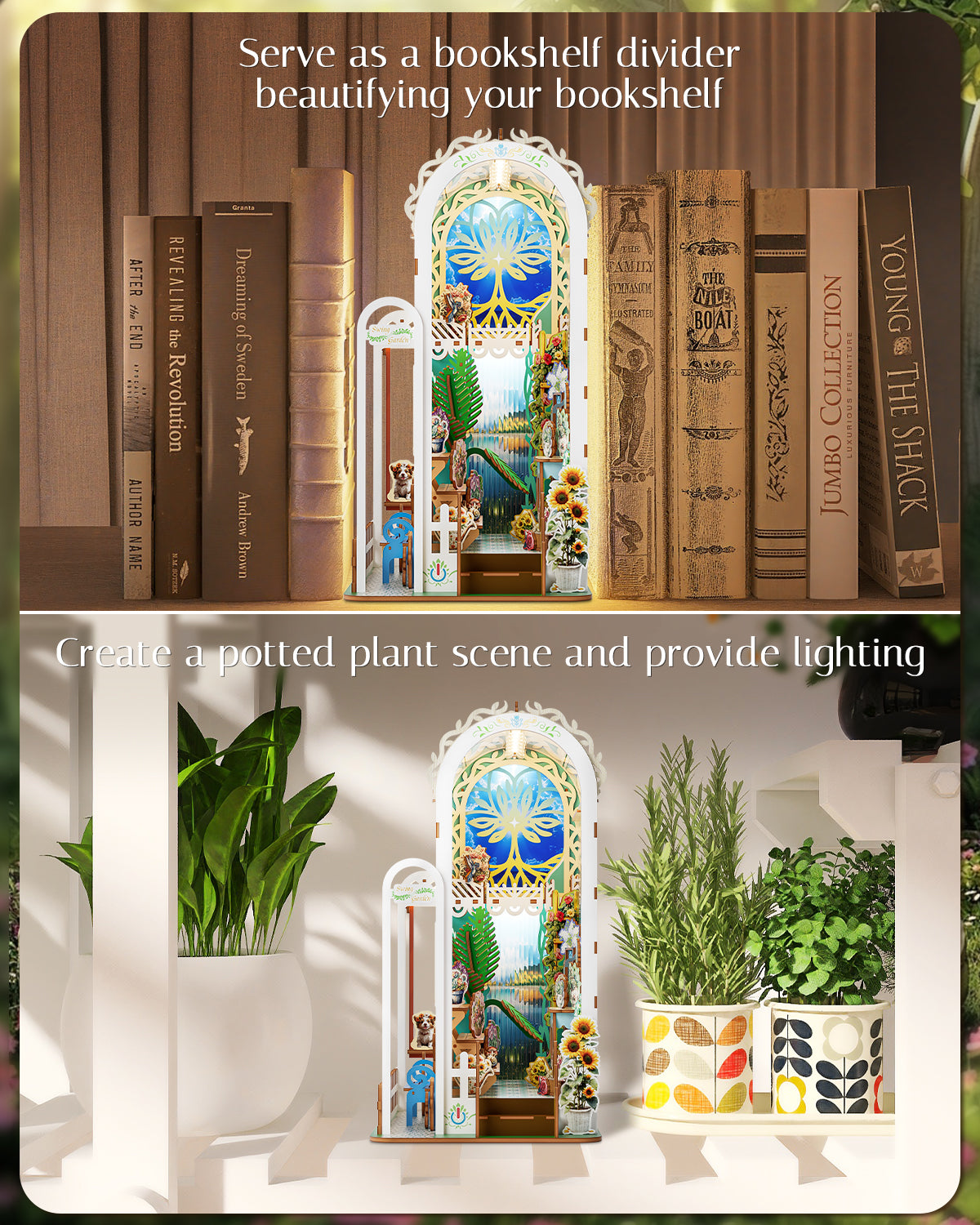 Swing Collection DIY Book Nook Kit - 3D Wooden Puzzle