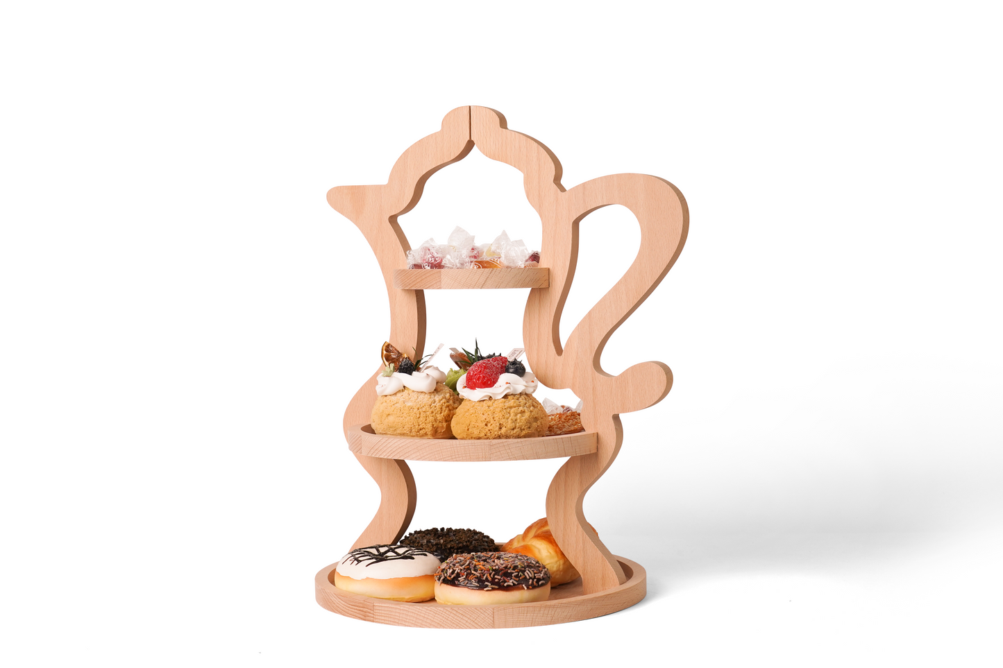 Middle Eastern Arabian Pot-Shaped 3-Tier Tray