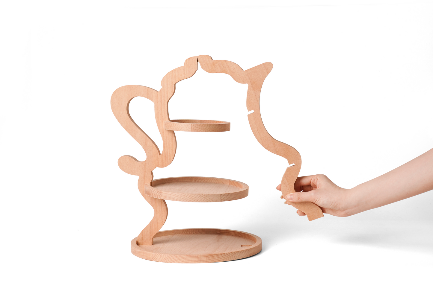 Middle Eastern Arabian Pot-Shaped 3-Tier Tray