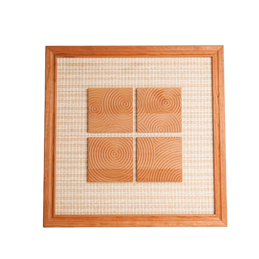 Wooden Relief Carving of the Oasis: A Symbol of Solace and Sanctuary in the Desert