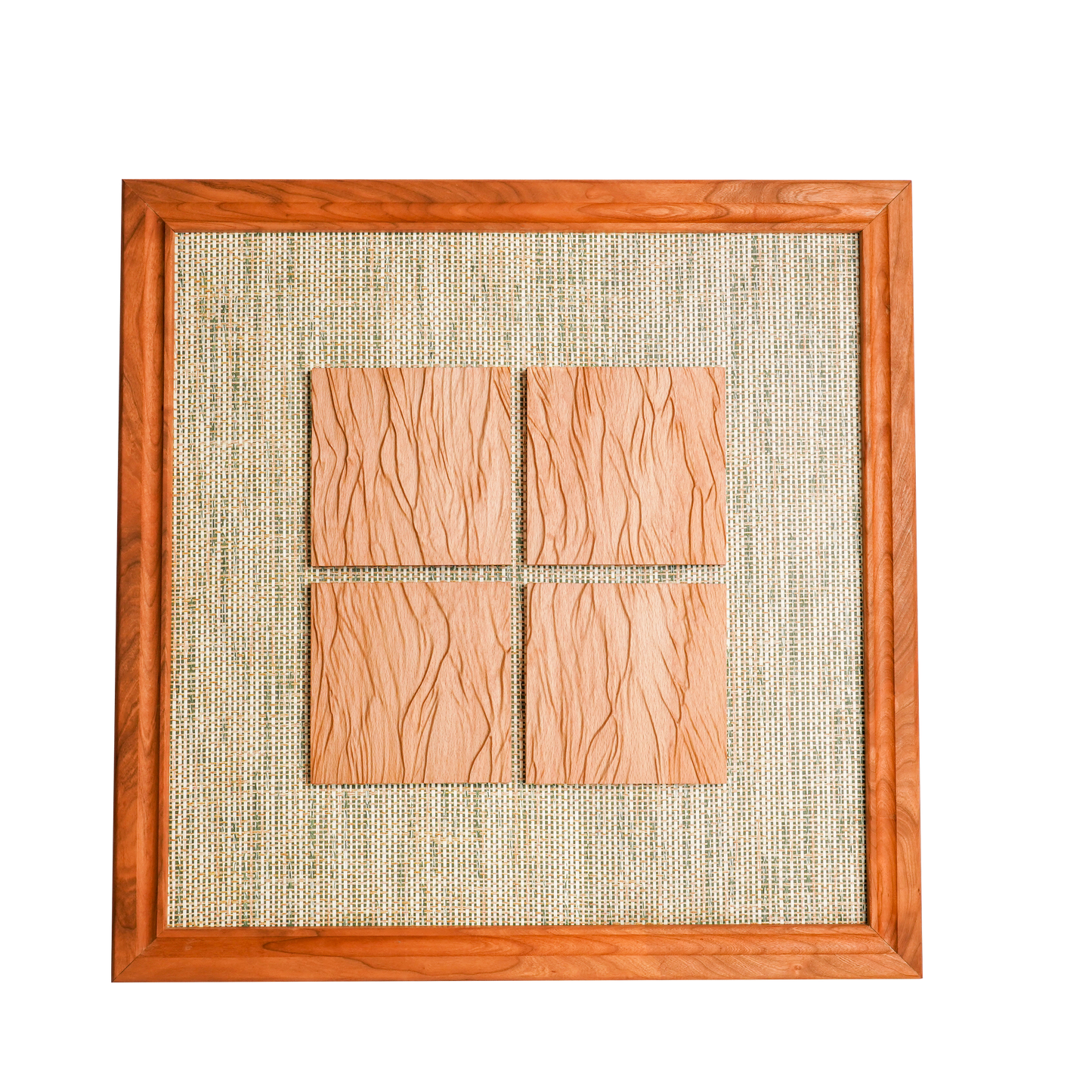 Wooden Relief Carving of Shifting Sand Dunes: A Tribute to Life's Fleeting Traces