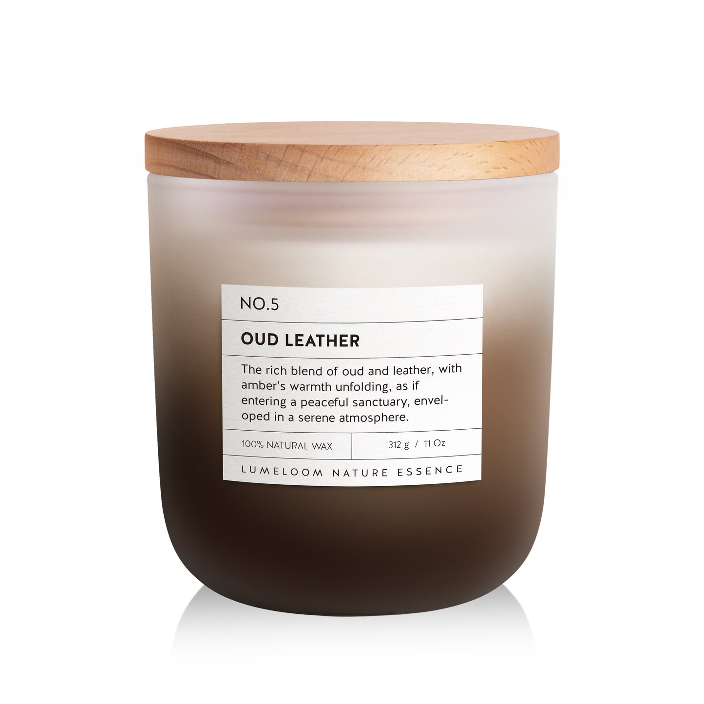 Oud & Leather Scented Candle