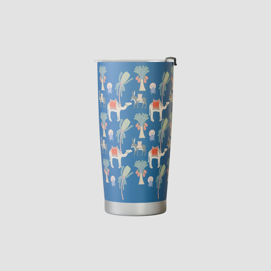 Personalized Stainless Steel Tumbler with Lid & Straw