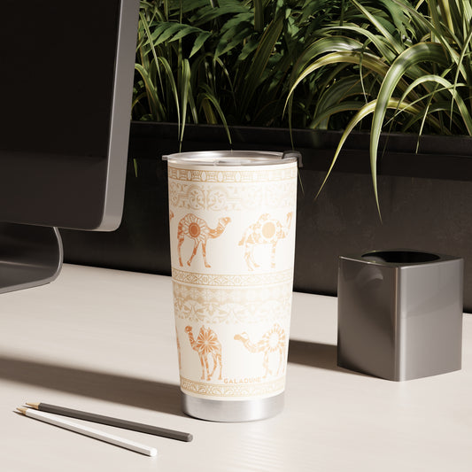 Personalized Stainless Steel Tumbler with Lid & Straw