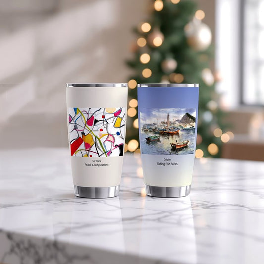 Exclusive Artist Collaboration: Limited Edition Insulated Travel Mug