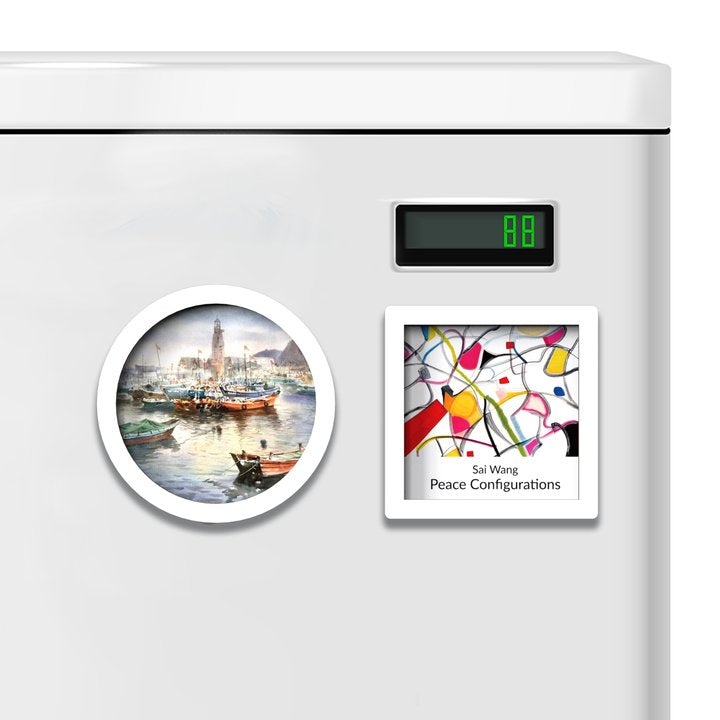 Artist Collaboration Wooden Fridge Magnets